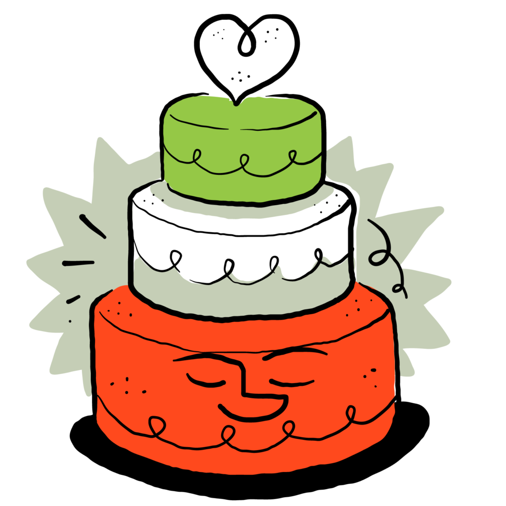 wedding cake icon