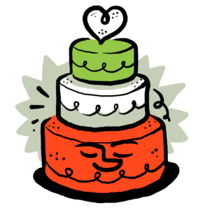 3 tier cake icon