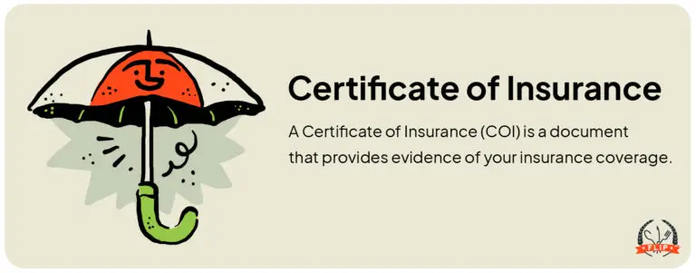 Certificate of Insurance definition.