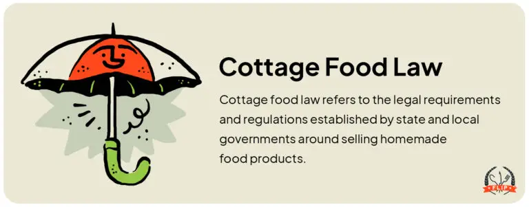 Cottage food law definition.