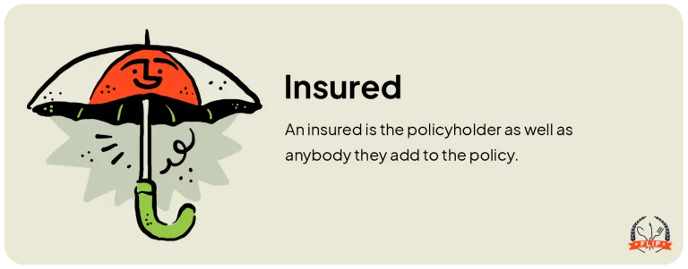 Insured definition.