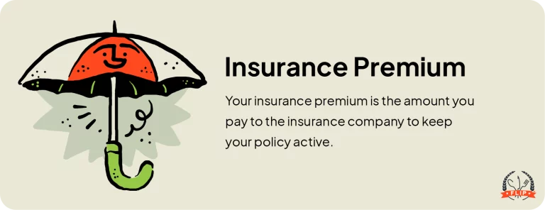 Insurance premium definition.