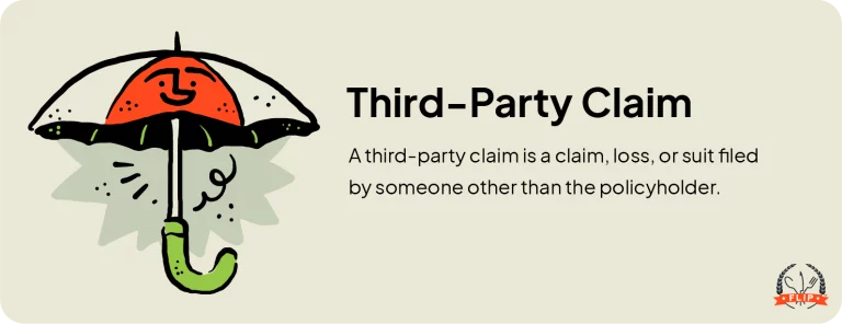 Third party claims.